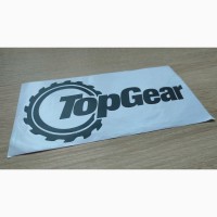 Наклейка на авто Top Gear чёрная