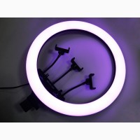 Кольцевая LED лампа RGB MJ18 45см 220V 3 крепл.тел + пульт + чехол