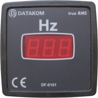 DATAKOM DF-0101 Частотометр, 1 фаза, 72x72 мм