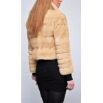 Норковая шуба-полушубок(курточка), цвет Polomino