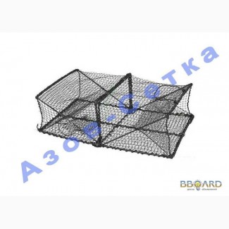 Раколовка складная (квадрат) на 2 входа, размер 60*45*20 см, купить (цена)