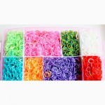 Набор резинок для плетения 22000 резинок Rainbow LOom Bands