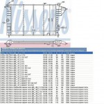 Радиатор Opel Vectra A