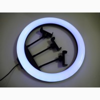 Кольцевая LED лампа RGB MJ36 36см 3 крепл.тел USB