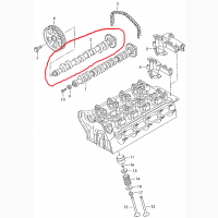 VAG 058109022B, Розподвал випуск VW, Audi, Skoda 1.8 20V, оригінал APU