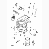 GM 90400227, Масляний піддон Опель Омега, 2.0, 2.2 16V, оригінал