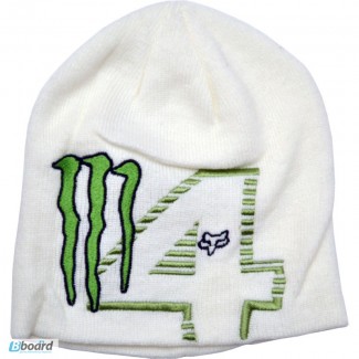 Новая Шапка Monster Energy Four white