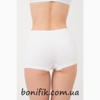 Женские белые бесшовные трусы-шорты Boxer Briefs