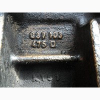 VAG 037103475D, Кришка ГБЦ Фольксваген 1.8 syncro, PG, оригінал G60