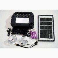 Портативная автономная солнечная система Solar GDPlus GD-8081 + FM радио + Bluetooth