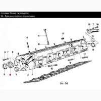 BMW 1264676, Упорная крышка распредвала БМВ, M20, BMW 11121264640