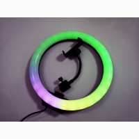 Кольцевая LED лампа RGB MJ26 26см 1 крепл.тел USB