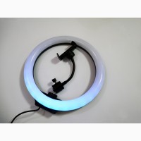 Кольцевая LED лампа RGB MJ26 26см 1 крепл.тел USB