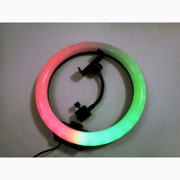 Кольцевая LED лампа RGB MJ26 26см 1 крепл.тел USB