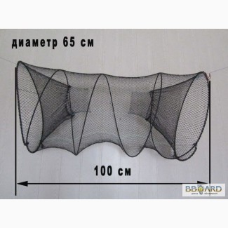 Раколовки раскладные (верша) диаметр 65 см, длина 100 см, купить (цена)