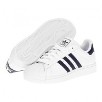 Кроссовки Adidas SuperStar Black White женские