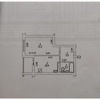 Продається 1к вул. Автозаводська 72Б, ЖК Бережанський.Не переуступка!Оформлена