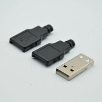 Разъем USB 4-х контактный разборной Штекер, вилка