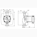 Насос циркуляционный Grundfos ALPHA2 25-40 180 Autoadapt (Дания)