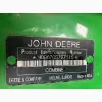 Комбайн John Deere 9670 Bullet Rotor, 2008 р.в