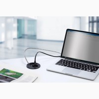 EVOline Circle80 220+2xUSB-зарядное + панель вывода кабелей