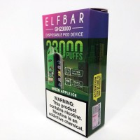 Електрона сигарета ELF BAR GH 5% 23000 тяг, Льодяне Зелене Яблуко