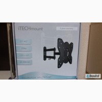 Крепление для телевизора LCD до 25 кг, ITECH LCD-53B, новое, цвет чёрный