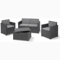 Садовая мебель Keter Monaco Set With Storage Table