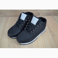 Кроссовки New Balance 574 Black черные мужские зимние с мехом