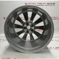 Диск колесный задний 20X9.5 ET40 - GREY SLIPSTREAM NEW Tesla model X 106520