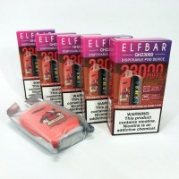 Електрона сигарета ELFBAR GH 5% на 23000 затягувань (Полунично-Кавунова жувальна гумка)