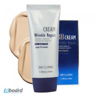 Антивозрастной BB крем 3W CLINIC Wrinkle Repair BB Cream