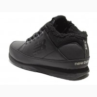 Кроссовки New Balance 574 Black зимние с мехом черные