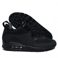 Кроссовки Nike Air Max90 Winter Gym Mid Black мужские черные