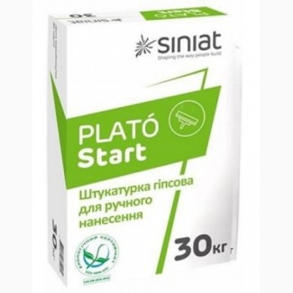 Шпаклевка стартовая гипсовая PLATO START 30 кг