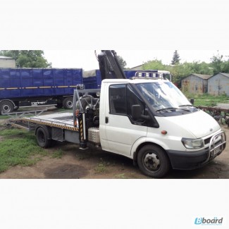 Продам эвакуатор с манипулятором Ford Transit