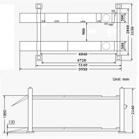 Купить подъемник для сход-развала SkyRack SR-4050, 4 стоечный подъемник