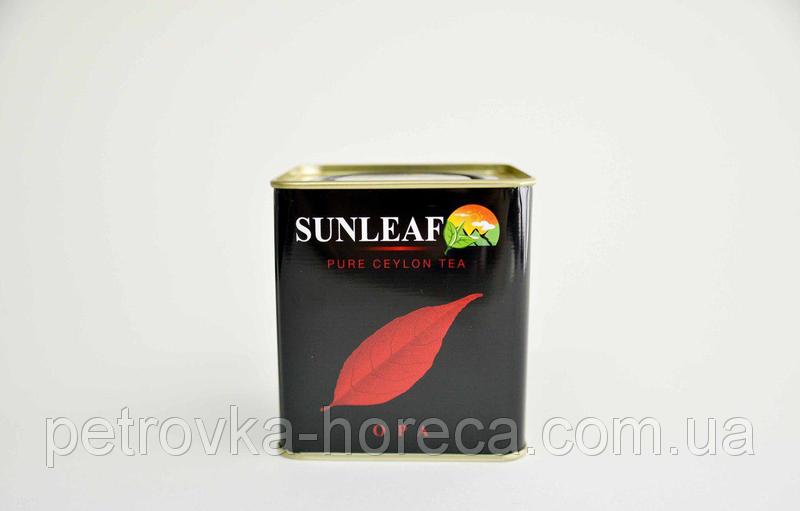 Фото 2. Чай черный Sun leaf ОРА крупнолистовой150г Банка