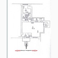 Продажа фасадного помещения 72м2, метро Дарница, Попудренка 18