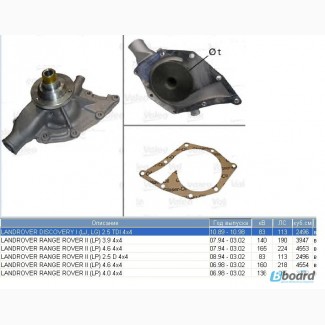 Насос водяной / помпа Landrover Range Rover, Discovery
