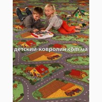 Детский ковролин. Детский коврик для игр Farm. Ковры детские