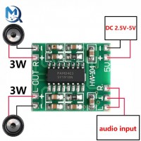 Цифровой Усилитель звука 2*3 Вт PAM8403, плата цифрового усилителя мощности