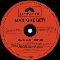 Виниловая пластинка Jazz Max Greger – Mach Mal Tanztag