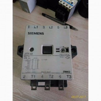 Контактор SIEMENS 3TF48 100А 110в