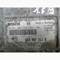 Блок управления VW, Seat, Bosch 0261203752/753, VW 6K0907311B