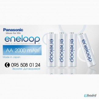 АКЦИЯ! Аккумуляторы Panasonic Eneloop AA 2000 mAh, BK-3MCC, 2100 циклов