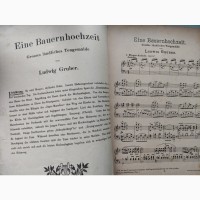 Альбом Musik-Blater 1905г.Ludwig Gruber /Eine bauernhochzeit