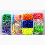 Радужные резиночки, 5000 резинок Loom Bands набор разноцветных резинок