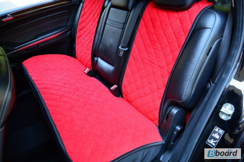 Фото 2. Чехлы на сиденья автомобиля. Полный комплект. Красный цвет