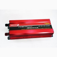 Преобразователь (инвертор) 12V-220V 2000W Powerone с вольтметром